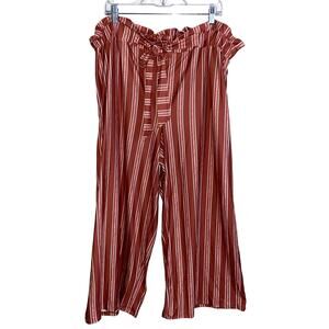 Planet Gold Womens Cropped Wide Leg Pants Size 3X NWT